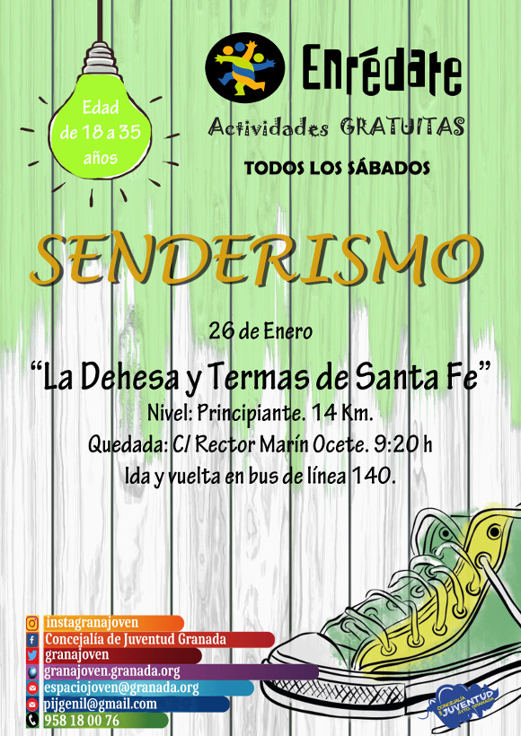 Enredate. Senderismo